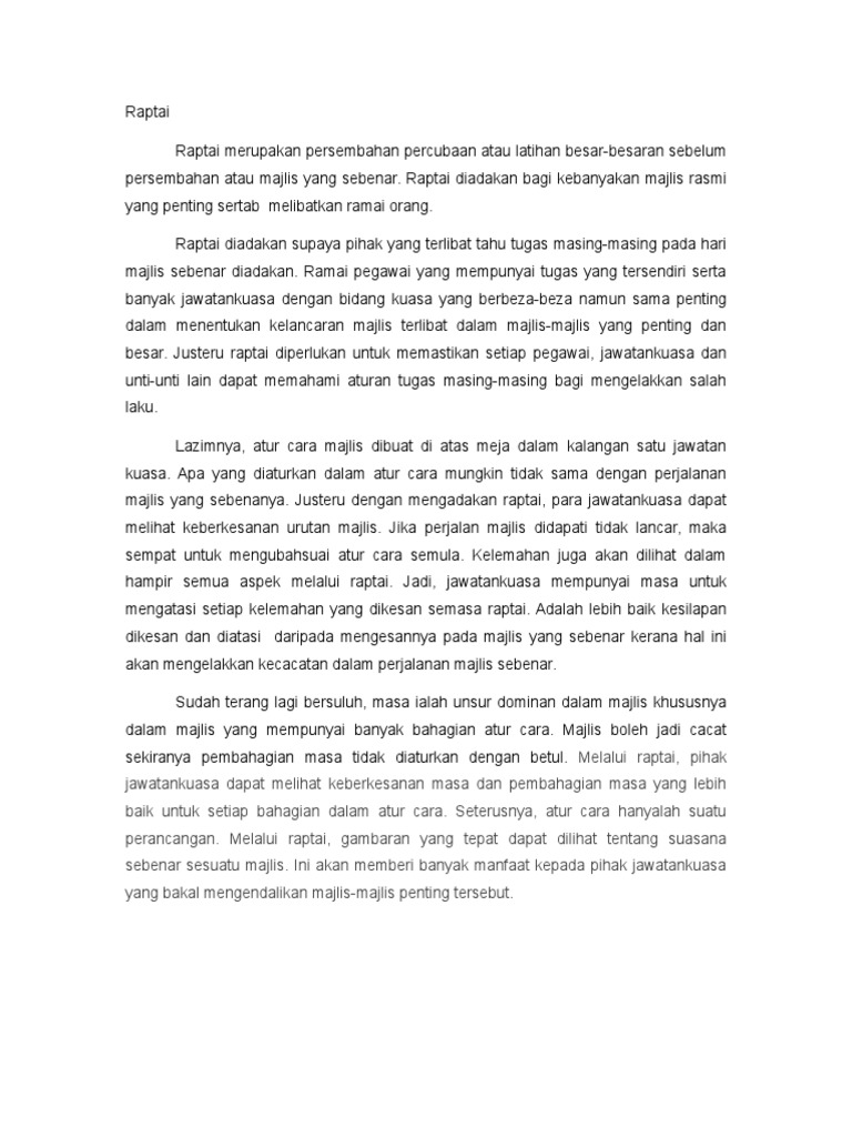 RAPTAI | PDF