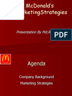 Mcdonald'S Marketingstrategies: Presentation by MD - Rizwan