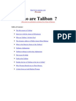 Who Are Taliban