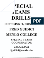 Menlo College - Special Teams Drills