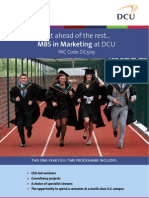 DCU MBS in Marketing Poster