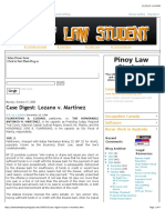 Lozano v. Martinez Digest