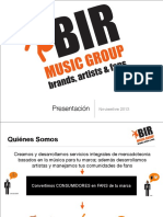 Presentación BIR Music Group