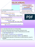 Chapter 5b Crystal Imperfections Dislocations