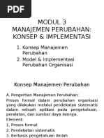 EK4565 Manajemen Perubahan - Modul 3