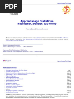 Apprentissage Statistique, Modélisation, Prévision, Data Mining