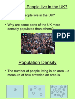 Where Do People Live in The UK?