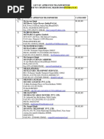 Transport GST Number Directory PDF | PDF | Cargo | Logistics
