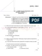 All Branches - FE - APR 2012 - CHEM - Applied Science 1 (I) Chemistry 107009