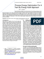 Pasteurization Process Energy Optimization For A Milk Dairy Plant by Energy Audit Approach