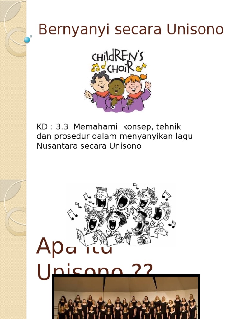 11++ Contoh soal pilihan ganda materi bernyayi unisono info