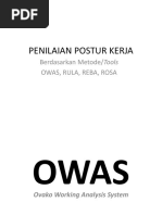Panduan Perhitungan Skor RULA | PDF
