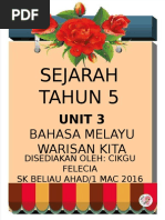 Sejarah Tahun 5-Bahasa Melayu