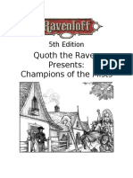 5e - Ravenloft Campaign Guide