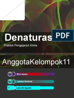 Prosedur Kerja Denaturasi Protein