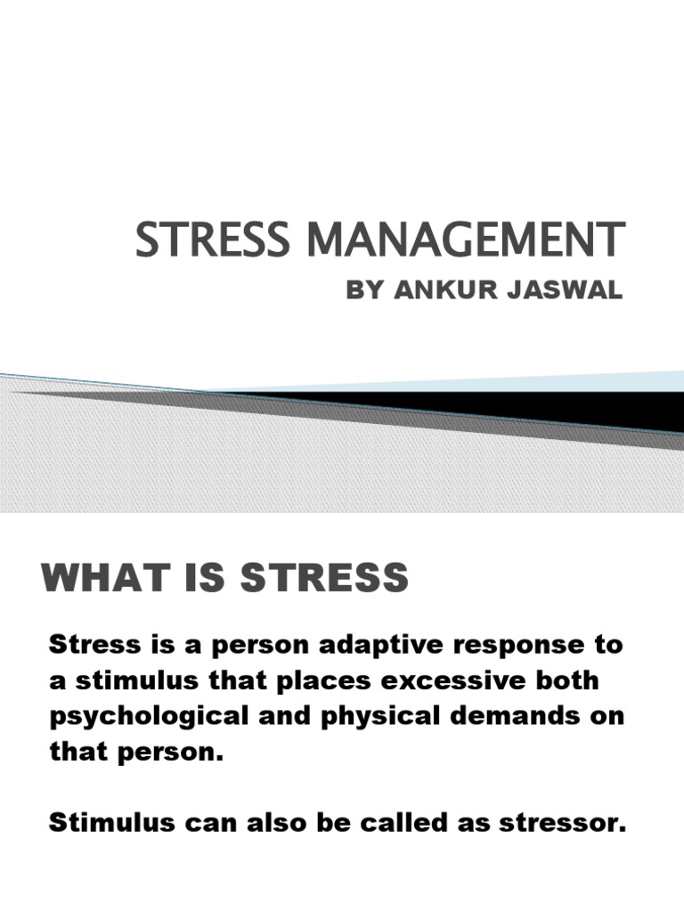 Effective Stress Management Techniques | PDF | Stress (Biology ...