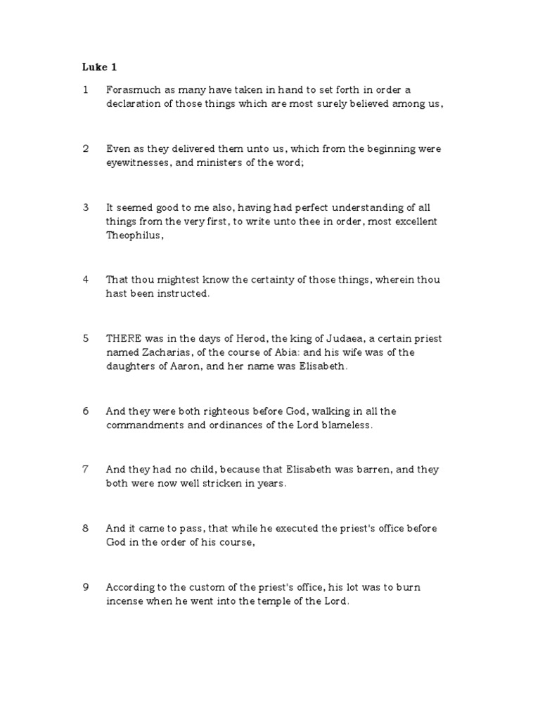 Luke | PDF | John The Baptist | Christianity