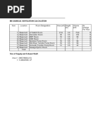 Mechanical Ventilation Calculation Spreadsheet