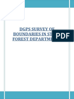 DGPS SURVEY OF BOUNDARIES IN STATE FOREST DEPARTMENTS