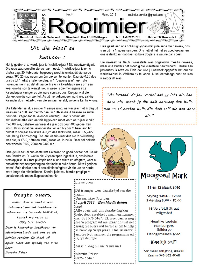 Rooimier 8 - 2016 | PDF