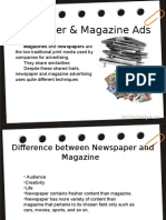 Newspaper and Magazines
