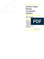 Complaint To Closure System User Manual Group 18