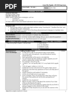 Learning Outcomes: Assessment Topic Grade 3 Mental Math - 50 Min - 12students Name