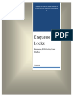 What Is Enqueue and Locks