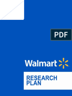 Walmart Research Plan