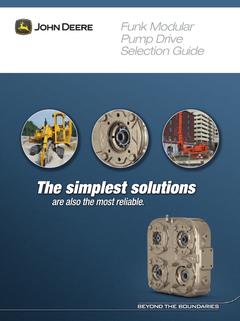 Funk Modular Pump Drive Selection Guide 01 | Horsepower | Transmission  (Mechanics)