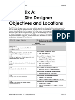 Site Designer Objectives and Locations