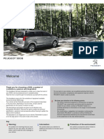 Peugeot 5008 English User Manual