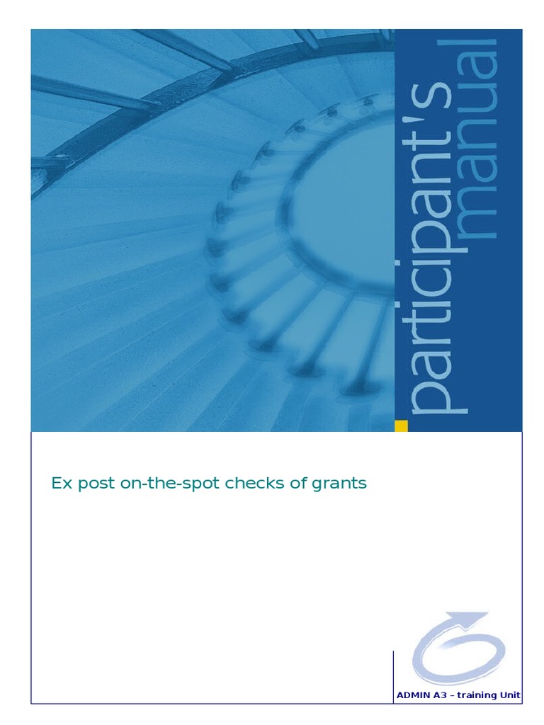 Ex Post Spot Check Procedures for Grants | PDF | Risk | European Commission
