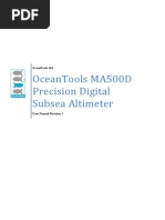 OceanTools MA500D Manual Rev 2