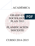 Grado en Sociología 2014 PF