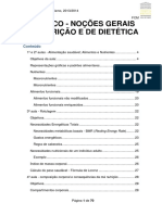 1º BLOCO - Noções Basicas de Nutrição e de Dietética (1)