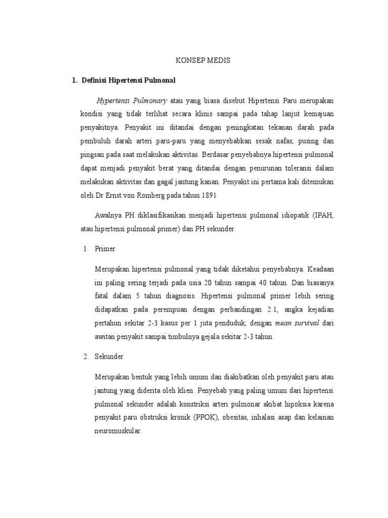 Hipertensi Pulmonal