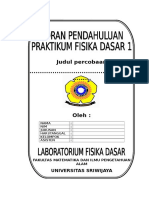 Format Laporan Praktikum Fisika Dasar 1