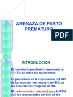 Amenaza de Parto Prematuro