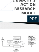 Dave Ebbutt's Action Research Model