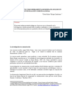 LA E-INVESTIGACIÓN COMO HERRAMIENTA MODERNA DE ANÁLISIS EN LA INVESTIGACIÓN COMUNICACIONAL