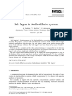 Salt Ngers in Double-Di$usive Systems: A. Sorkin, V. Sorkin, I. Leizerson