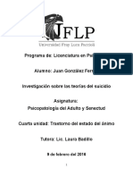 Investigación Sobre El Suicidio