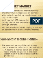 Call Money Market & T Bills 1