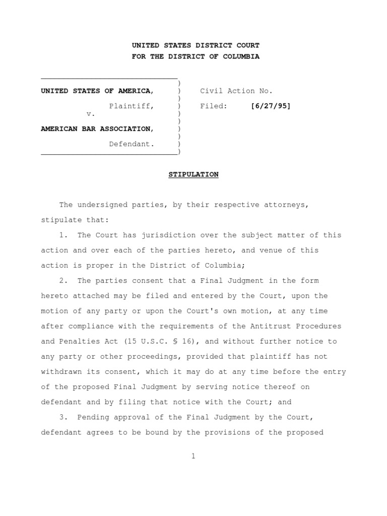 United States District Court For The District of Columbia | PDF ...