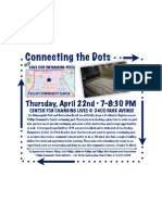 Connecting The Dots: Thursday, April 22nd - 7-8:30 PM