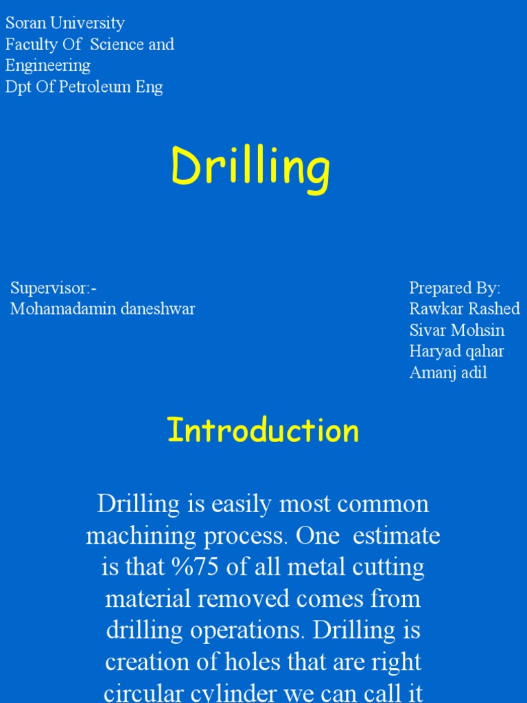 Overview of Drilling Methods and Processes | PDF | Drilling Rig | Drilling