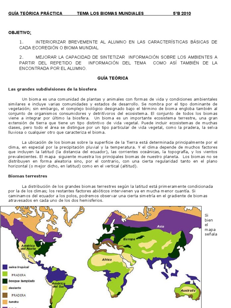 Biomas del Mundo para Niños | PDF | Desierto | Ecosistema