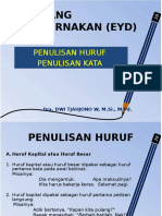 Eyd - Penulisan Huruf