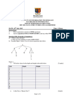 BIF 1201 - Data Structures and Algorithms - July 2015